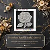 DIY Pearl Painting Rose for Home Wall Decor(25x25cm)