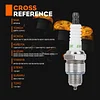 BPR6HS Spark Plug for NGK BPR6HS Torch E6RTC Stens 130-847 Toro 119-1961 Spark Plug 2 PACK