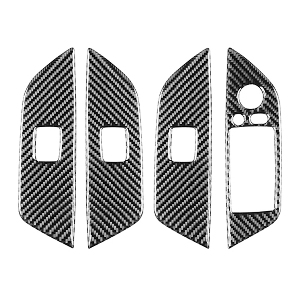 

Carbon Fiber Car Window Lift Switch Button Trim for BMW E84 X1 11-15 LHD, 501 Original