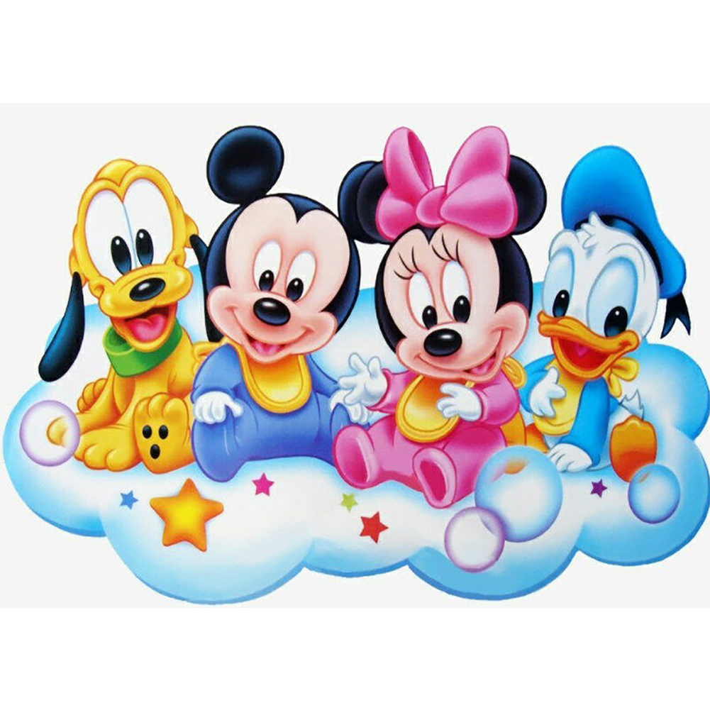 Mouse Duck 40*30cm(canvas) full round drill diamond painting