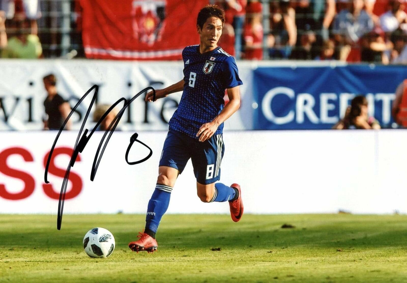 Genki Haraguchi SOCCER JAPANESE NAITIONAL TEAM autograph, In-Person signed Photo Poster painting