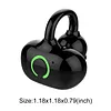 Bluetooth-Compatible Clip-On Sports Headphones Noise Reduction Single Ear Headphones Clip-On Open-Ear Earphones for Fitness Running Workout
