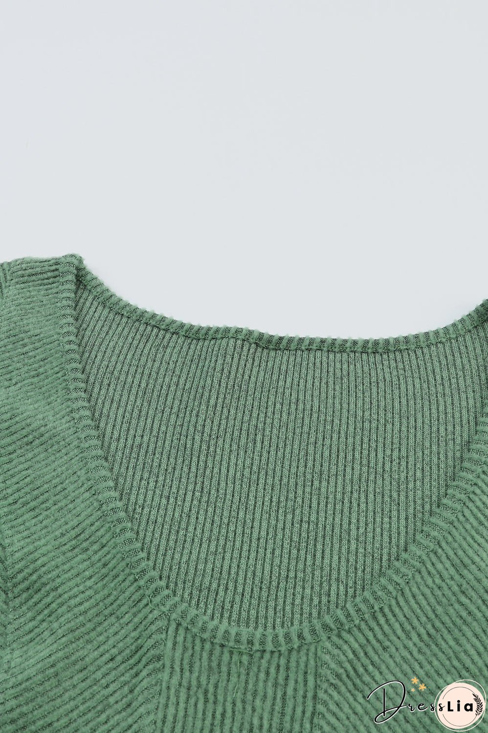 Green Knit Sweater - Long Sleeve
