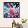 DIY Partial Special Shaped Drill Diamond Painting-Swan
