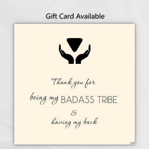 For Friend - My Badass Tribe Triangle Necklace