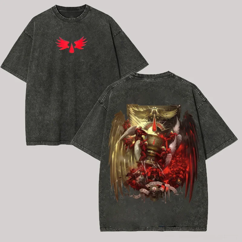 Blood Angels The Flaw Printed Unisex Washed T-Shirt