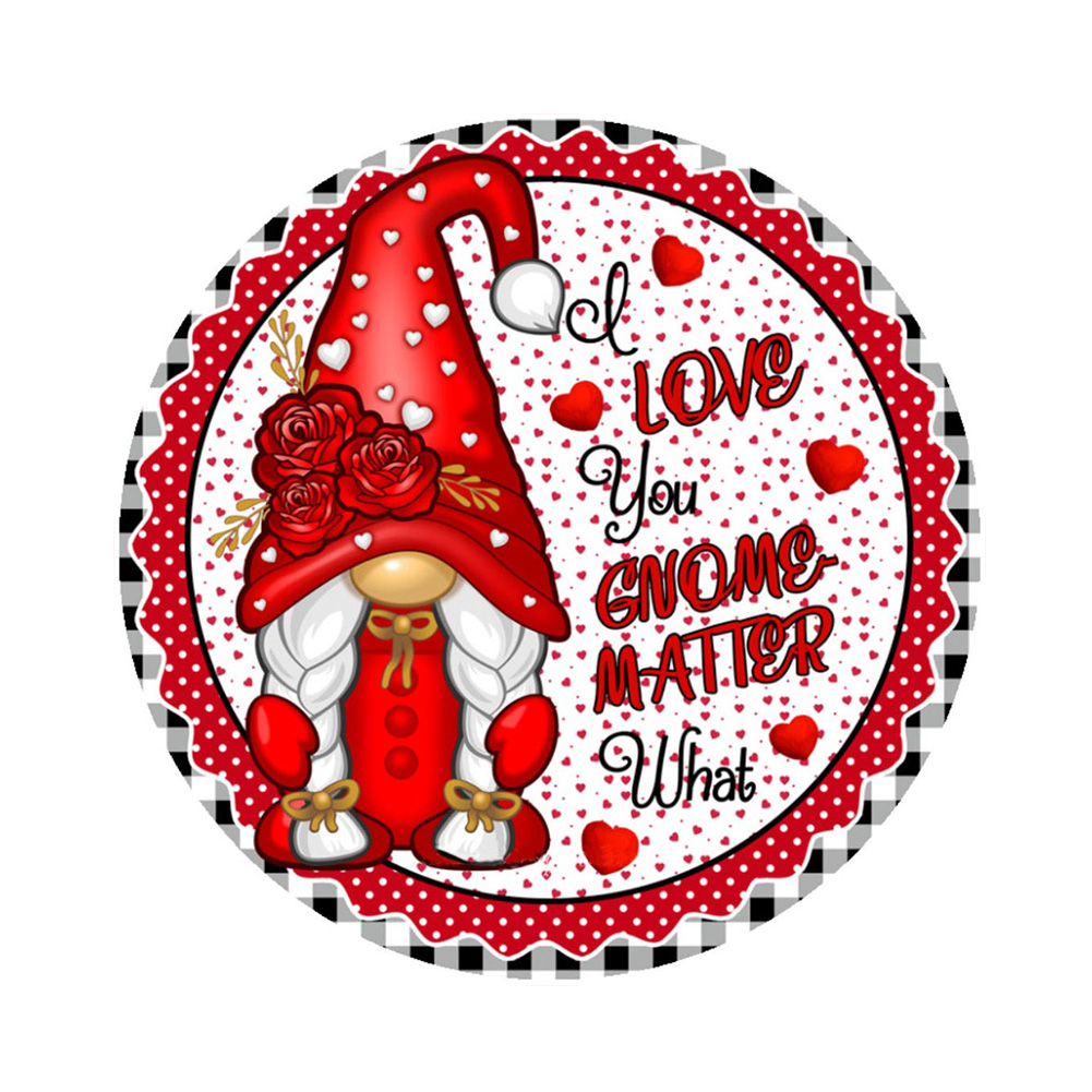 

35*35CM - Round Drill Diamond Painting - Valentines Day Goblin, 501 Original