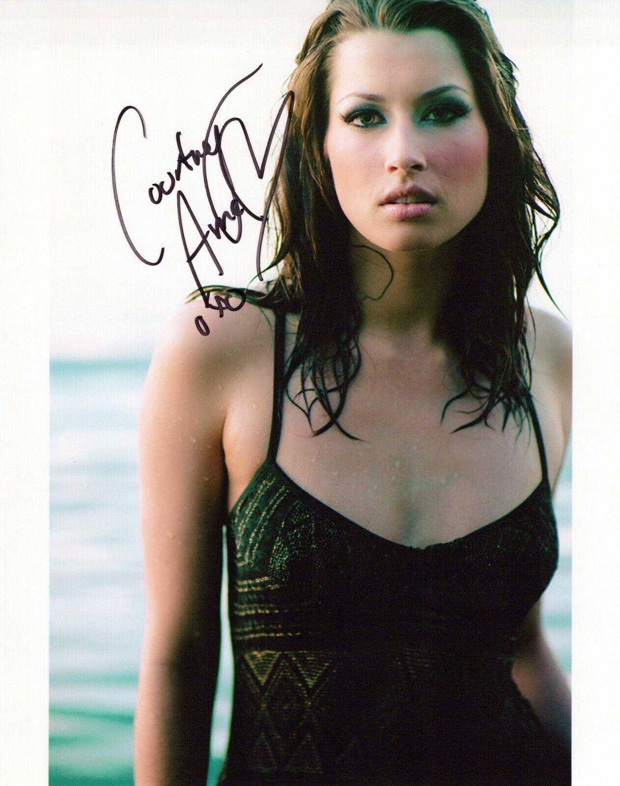 Courtney Anne Mitchell glamour shot autographed Photo Poster painting signed 8x10 #2