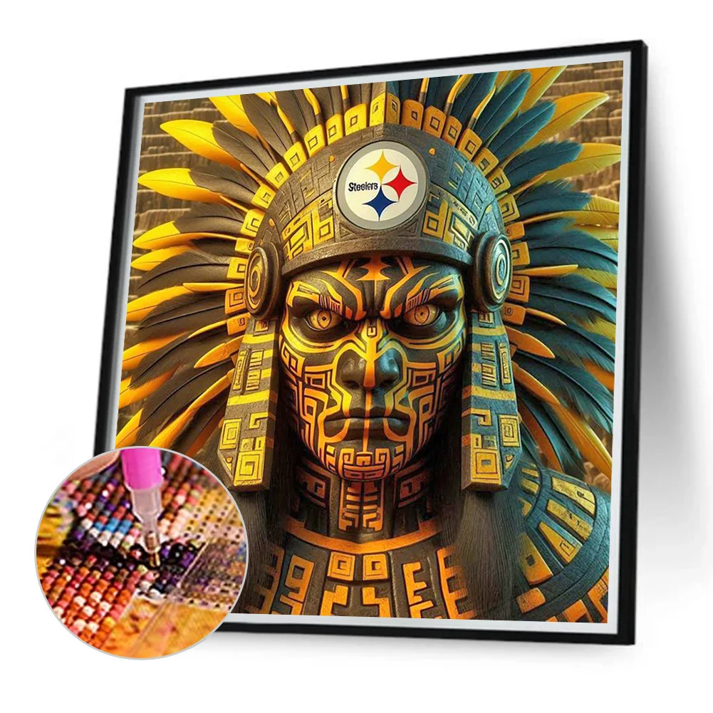 Diamond Painting - Full Round Drill - Pittsburgh Steelers(Canvas|40*40cm)