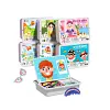 👧👦Puzzles magn&eacute;tiques Jeu de voyage pour habiller les visages Jouet &eacute;ducatif double face pour enfants d'&acirc;ge pr&eacute;scolaire🧠