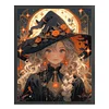 Halloween Witch-11CT Stamped Cross Stitch 40*50cm/15.75*19.69in tapestrymarket