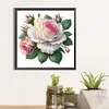 Fleur-Peinture diamant en forme sp&eacute;ciale-30*30cm
