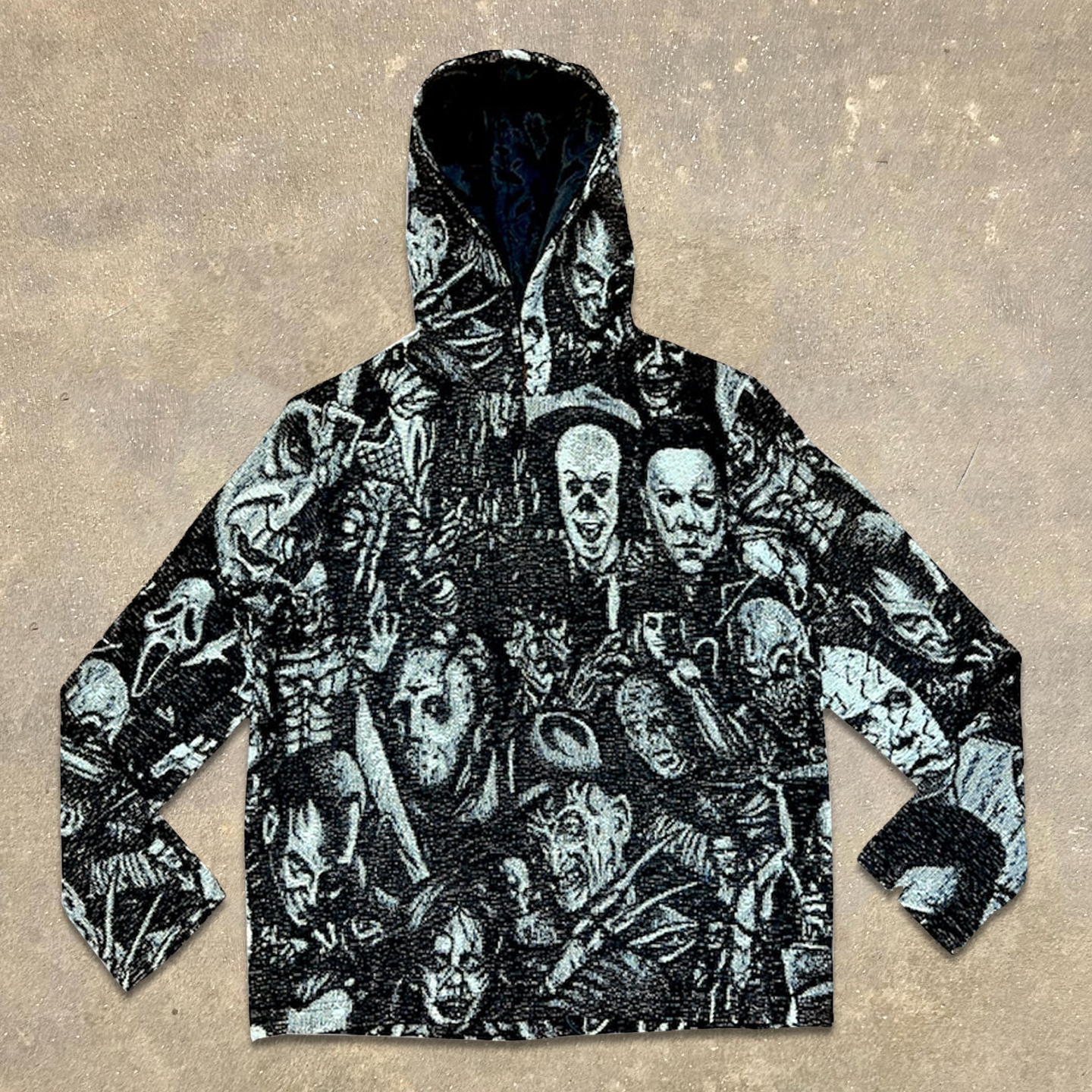 Villains Print Long Sleeve Hoodies