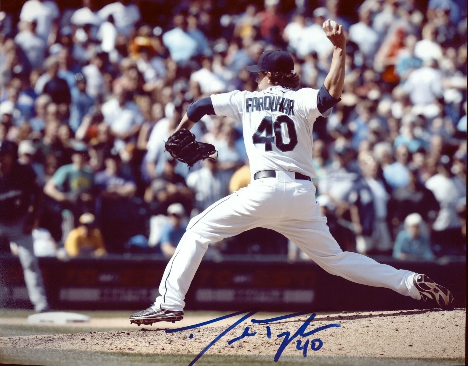 Danny Farquhar 8x10 Photo Poster painting H Autographed Signed AUTO Seattle Mariners