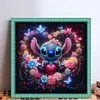 Stitch Heart Flower-11CT Stamped Cross Stitch 45*45cm tapestrymarket