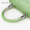BAFELLI 2024 WOMEN'S NEW BAG ORIGINAL DESIGNER LUXURY BRAND CAT CASUAL STYLE TREND PURSE CROCODILE LEATHER HANDBAGS