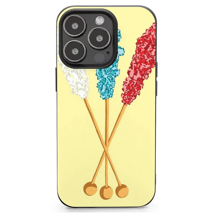 White Teal Red Rock Candy... Mobile Phone Case Shell For IPhone 13 and iPhone14 Pro Max and IPhone 15 Plus Case - Heather Prints Shirts