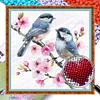 Blossom Birds Bead Embroidery Kit Pre-Printed Bead Cross stitch