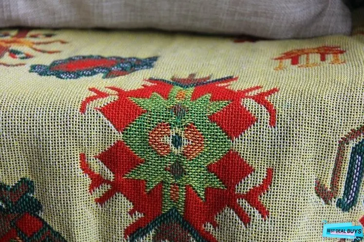 Bohemian Cotton Multi-functional Sofa Blanket Tapestry