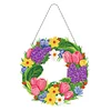 Double-sided Drills DIY Diamond Painting Hanging Flower Wreath Kits