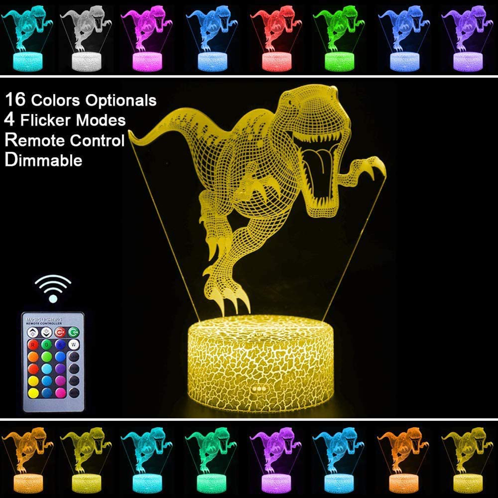 

LED Remote Control-3D Night Light, 501 Original