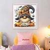 Pumpkin Gnome-11CT Stamped Cross Stitch 40*40cm/15.75*15.75in