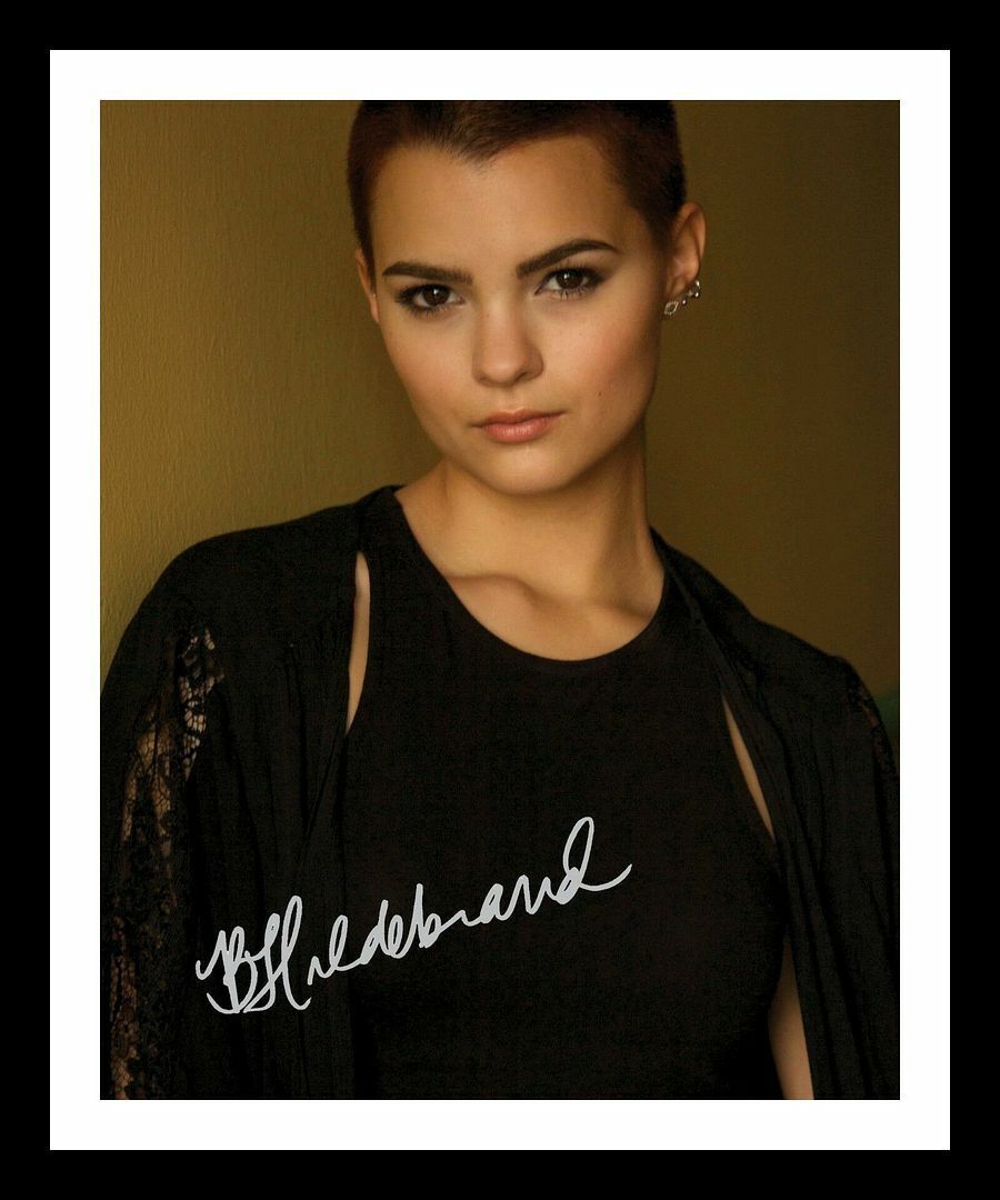 Brianna Hildebrand Autograph Signed & Framed Photo Poster painting 1