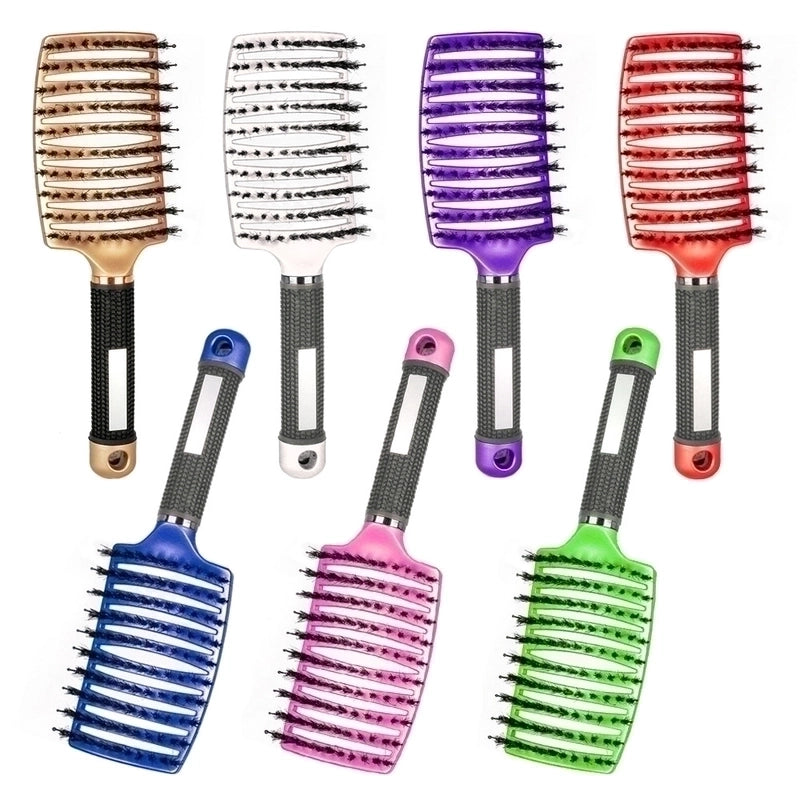 Minimalist Color Block Plastic Hair Combs