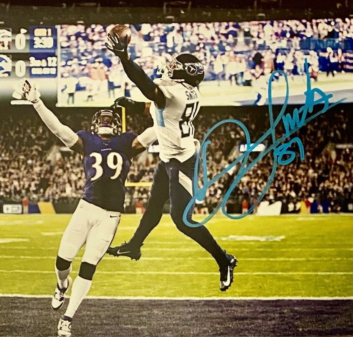 Jonnu Smith Autographed Signed 8x10 Photo Poster painting ( Titans ) REPRINT