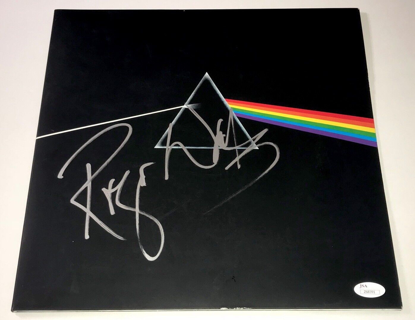 ROGER WATERS Signed DARK SIDE OF THE MOON Vinyl LP Autograph JSA COA Pink Floyd