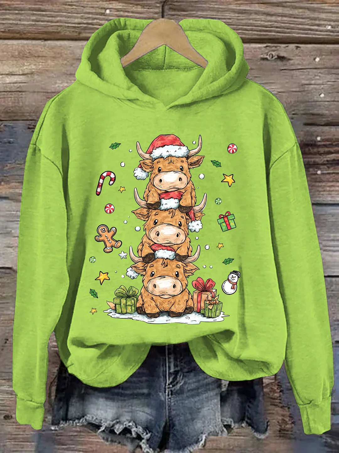 Cute Highland Cow Hoodie