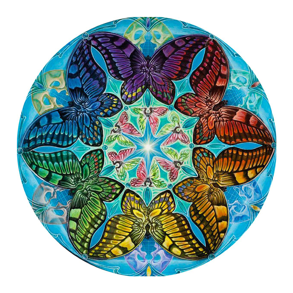 

Butterfly - 11CT Stamped Cross Stitch - 36*36CM, 501 Original