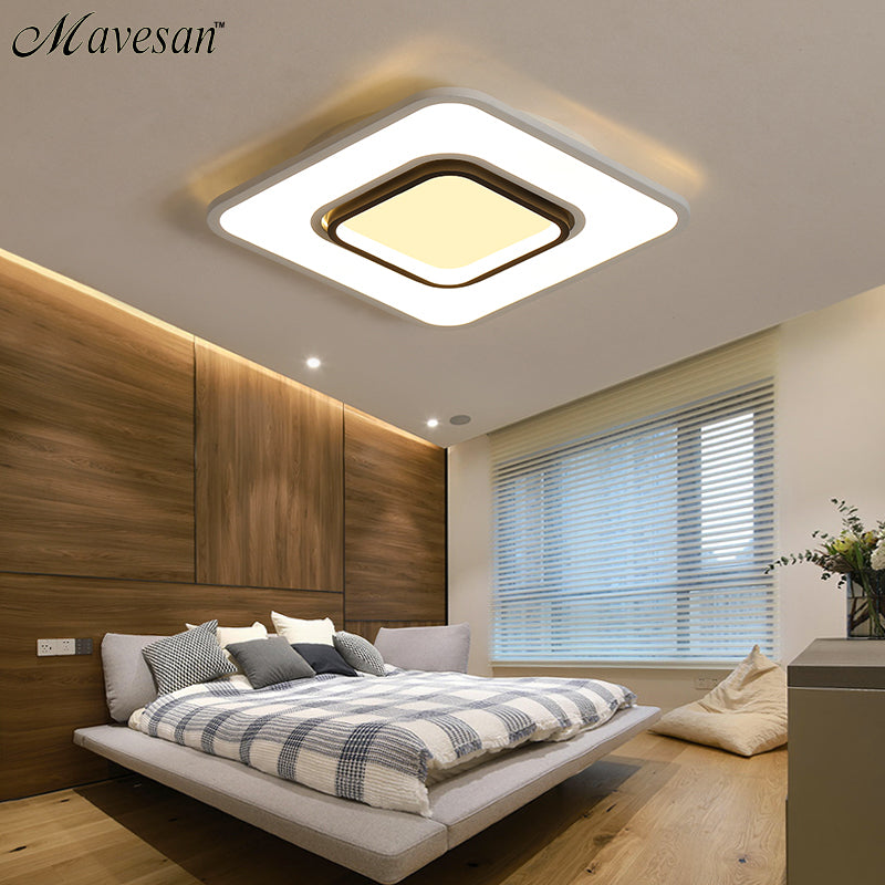 Modern LED Ceiling Lamp Fixture For Living Room Touch Remote Control Dimming For Dining Room Bedroom Lights fixture Iron Body