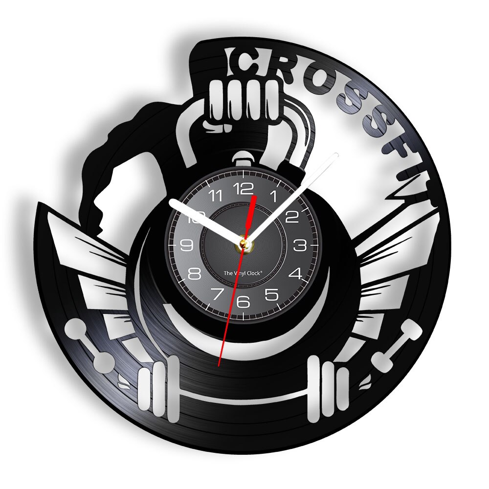 

Crossfit - Vinyl Record Wall Clock - Without LED, 501 Original