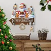 Holz Willkommen Zuhause Weihnachtsmann - 5d DIY Handwerk Wandhaken