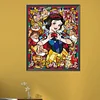 5D DIY Vollrundbohrer Diamantmalerei Schneewittchen Kit Wohnkultur 40x50cm