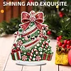 Ice Cream Xmas Tree Special Shaped 2D Flat DIY Pearl Art Diamond Painting Ornament