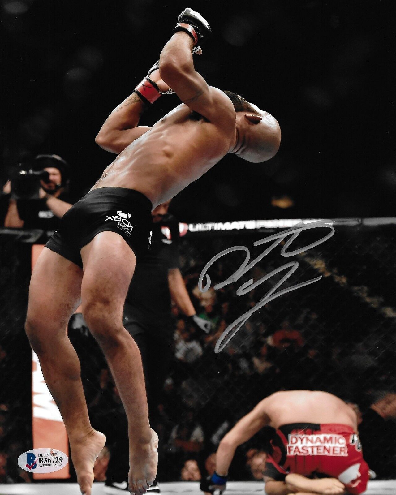 Demetrious Johnson Signed 8x10 Photo Poster painting BAS Beckett COA UFC 178 Picture Autograph 4