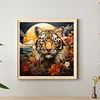 Diamond Painting-DIY Full Round Drill Field Tiger