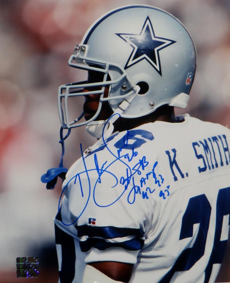 Kevin Smith Autographed Dallas Cowboys 8x10 Photo Poster painting w/ Insc- Jersey Source Auth