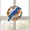 Bird DIY Diamond Painting Acrylic Special Shape Pendant Hanging Kit
