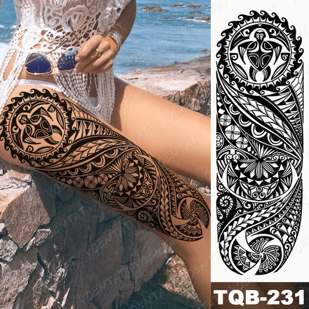 Sdrawing Wolf Tiger Animal Waterproof Temporary Tattoo Sticker Men Arm Leg Tatto Body Art Fake Tatto Water Transfer Tattoos Women