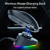 Mouse Wireless Charging Station Compatible with Logitech G Pro X Superlight G903h G703h G502 Lightspeed Razer DeathAdder V2 Naga Viper Basilisk Ultimate Gaming Mouse Mouse Dock Station