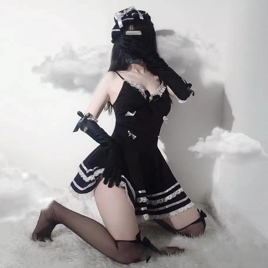 Strap Nightdress Maid Uniform