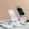 10,000 mAh 3-in-1 Foldable Wireless Charger MagSafe-Compatible Power Bank for Apple iPhone, Watch, & AirPods