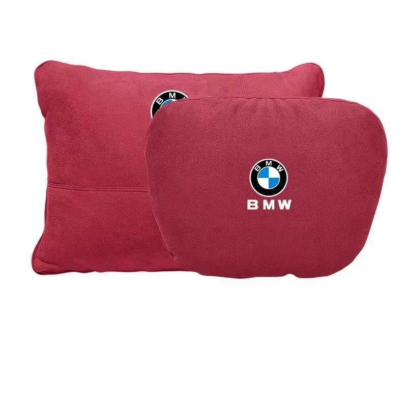 Brand new upgraded suede car headrest lumbar support neck pillow