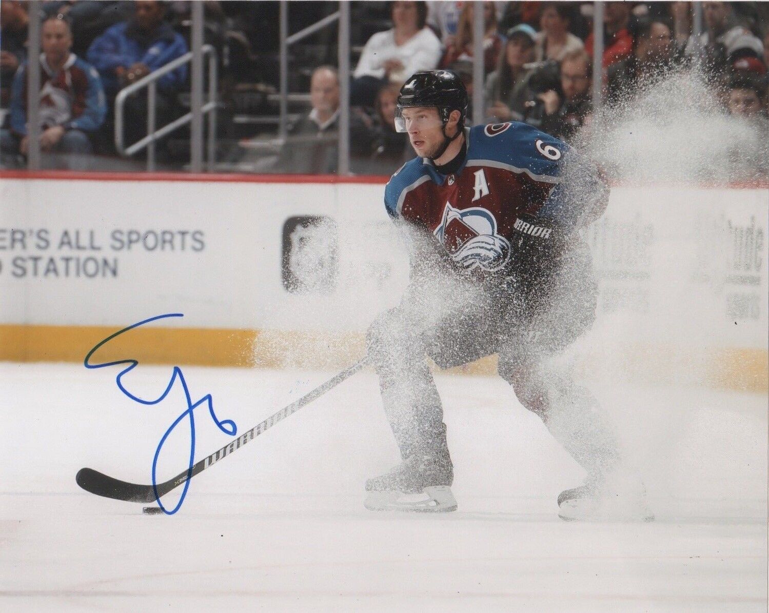 Colorado Avalanche Erik Johnson Signed Autographed 8x10 Photo Poster painting COA #4