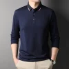 Men's High Quality Solid Color Loose Casual POLO Shirt
