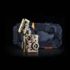 New Creative Pure Copper Torrance Kerosene Lighter Personalized Mechanical Steampunk Lighter Gear Linkage Cool Men's Gift Tool