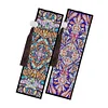 2pcs Creative DIY Diamond Painting Bookmark Special Leather Tassel Kits